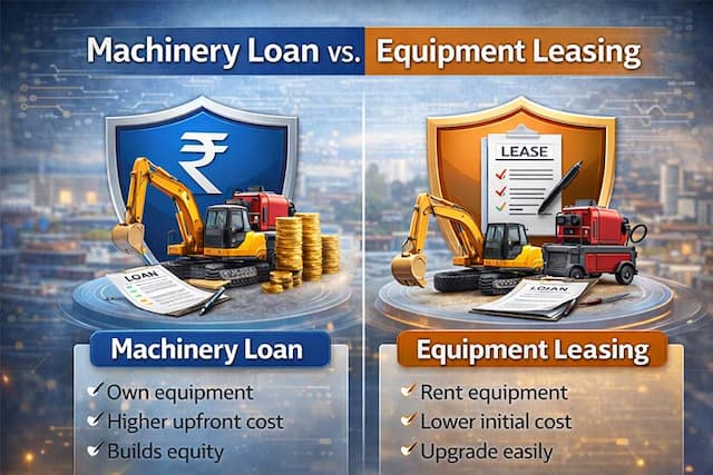 Machinery Loan vs. Equipment Leasing: Key Differences