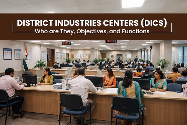 District Industries Centers (DICs): Who are They, Objectives and Functions