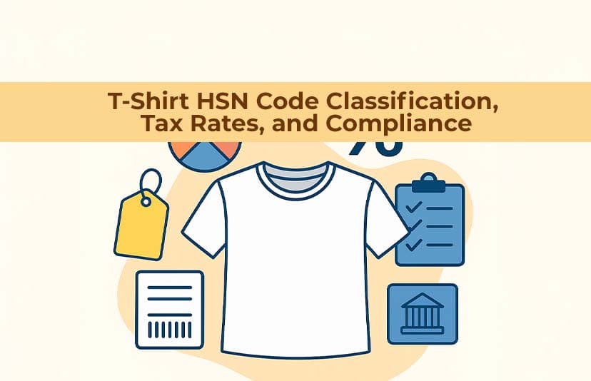 T-Shirt HSN Code Explained: Classification, Tax Rates, and Compliance