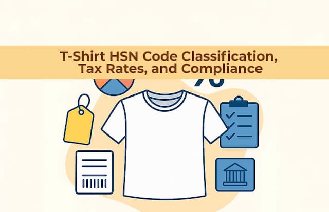 T-Shirt HSN Code Explained: Classification, Tax Rates, and Compliance