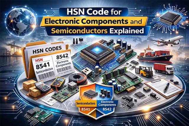 HSN Code for Electronic Components and Semiconductors Explained